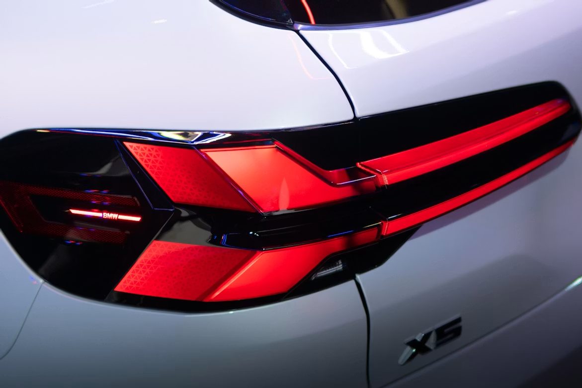 BMW X5 M Sport taillight and badge detail